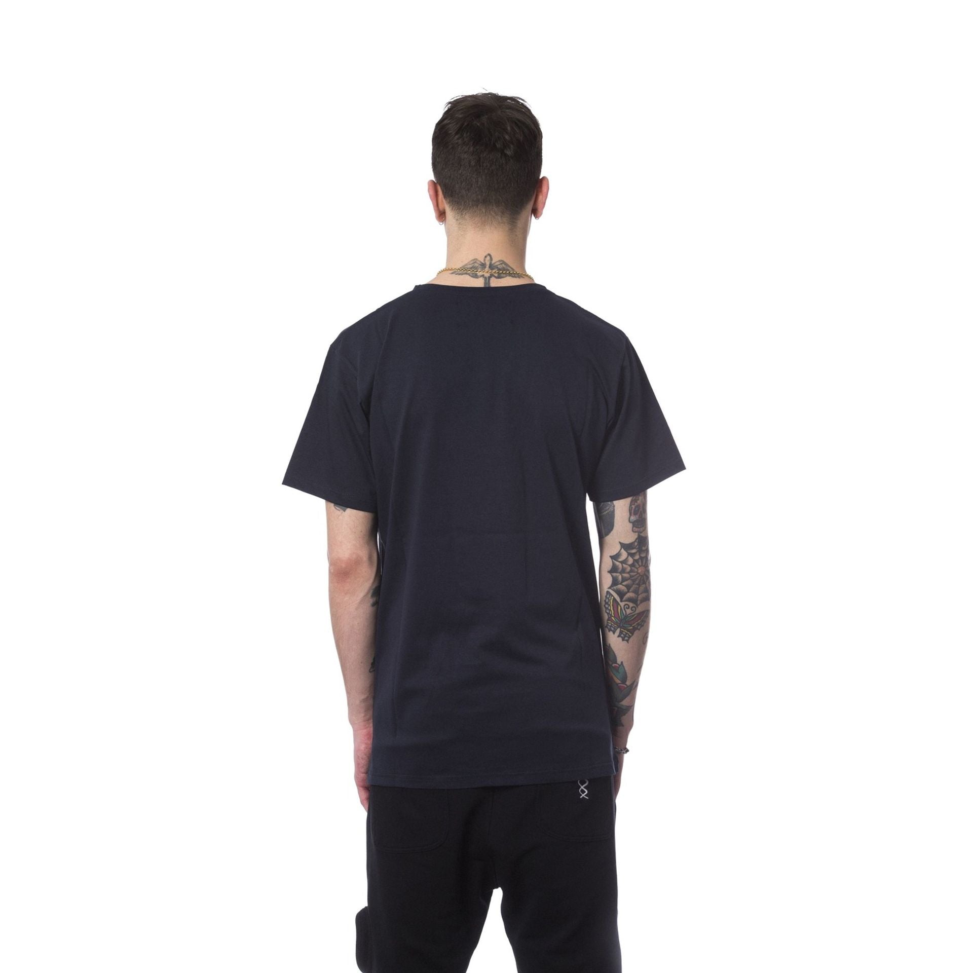 Nicolo Tonetto BLOCAMI in navy blue by Jag Couture London - New York, showcasing a stylish, modern garment with detailed fabric texture.