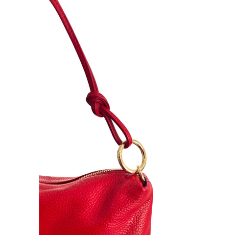 Baldinini Trend AL3138_LUCCA_RossoRed luxury red leather loafers from Jag Couture London New York collection.
