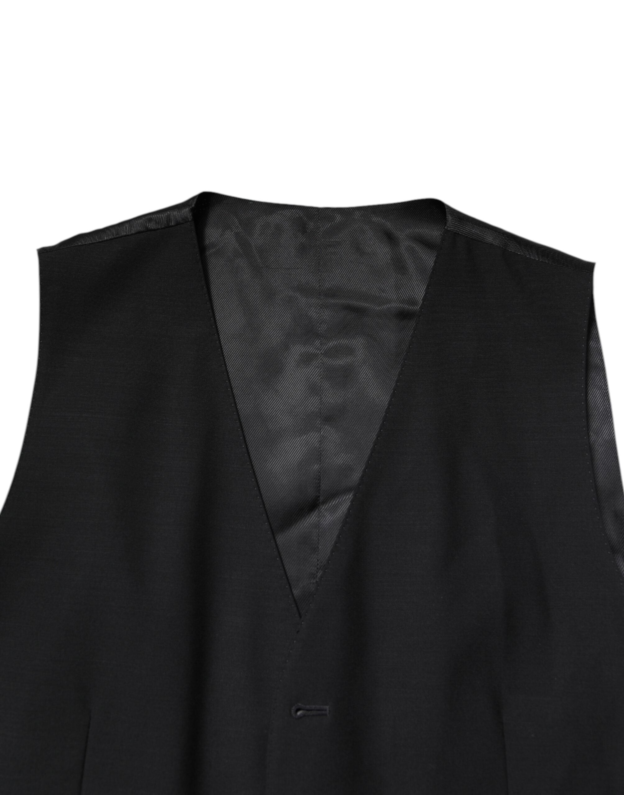 Dark Gray Single Breasted Formal 3 Piece Suit