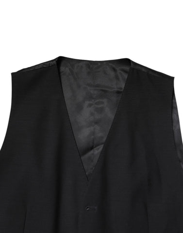 Dark Gray Single Breasted Formal 3 Piece Suit