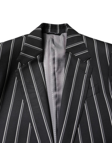 Dark Gray Striped SICILIA Formal 2 Piece Suit