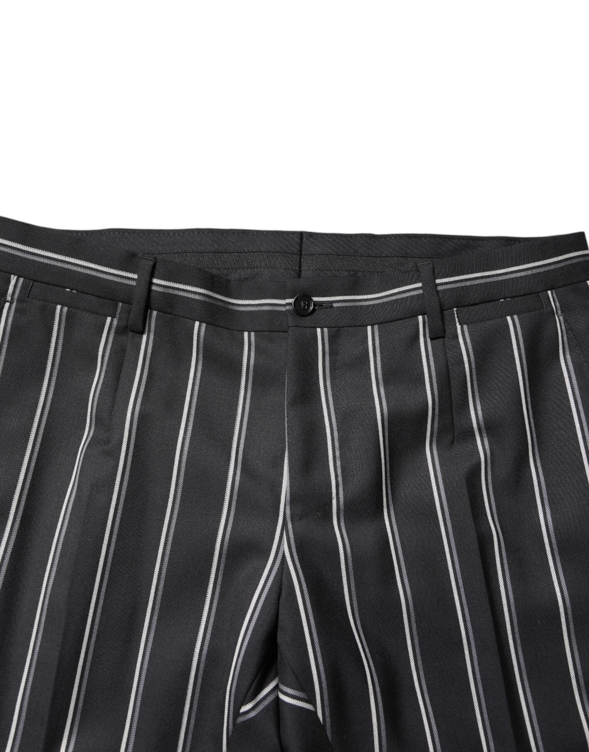 Dark Gray Striped SICILIA Formal 2 Piece Suit