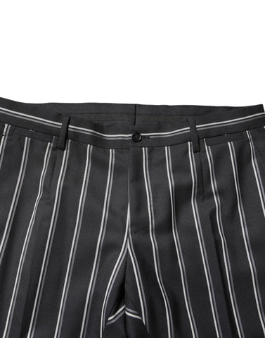 Dark Gray Striped SICILIA Formal 2 Piece Suit