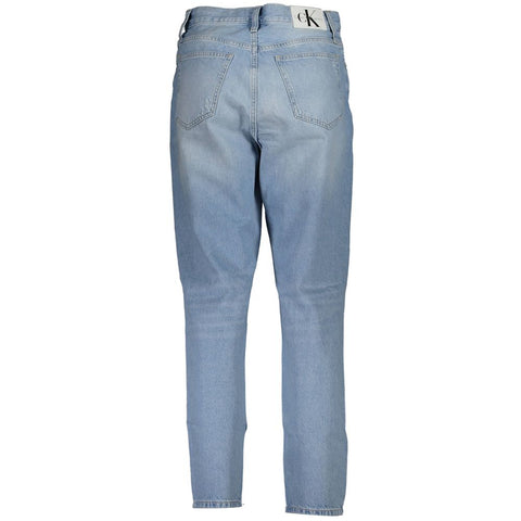 Azzurro Cotton Woman Jeans