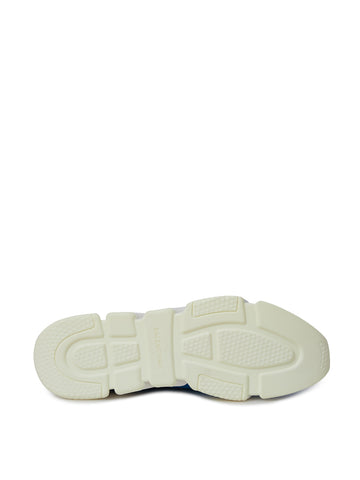 Blue Cotton Athletic Sneakers