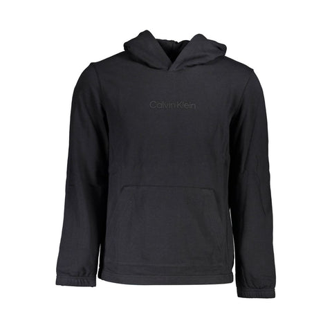 Black Cotton Men's Sweatshirt