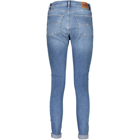 Azzurro Cotton Women's Skinny Jeans