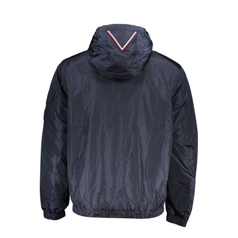 Blue Nylon Men's Jacket