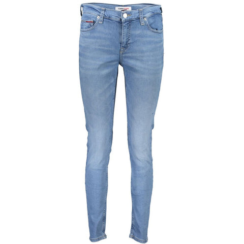 Azzurro Cotton Women's Skinny Jeans