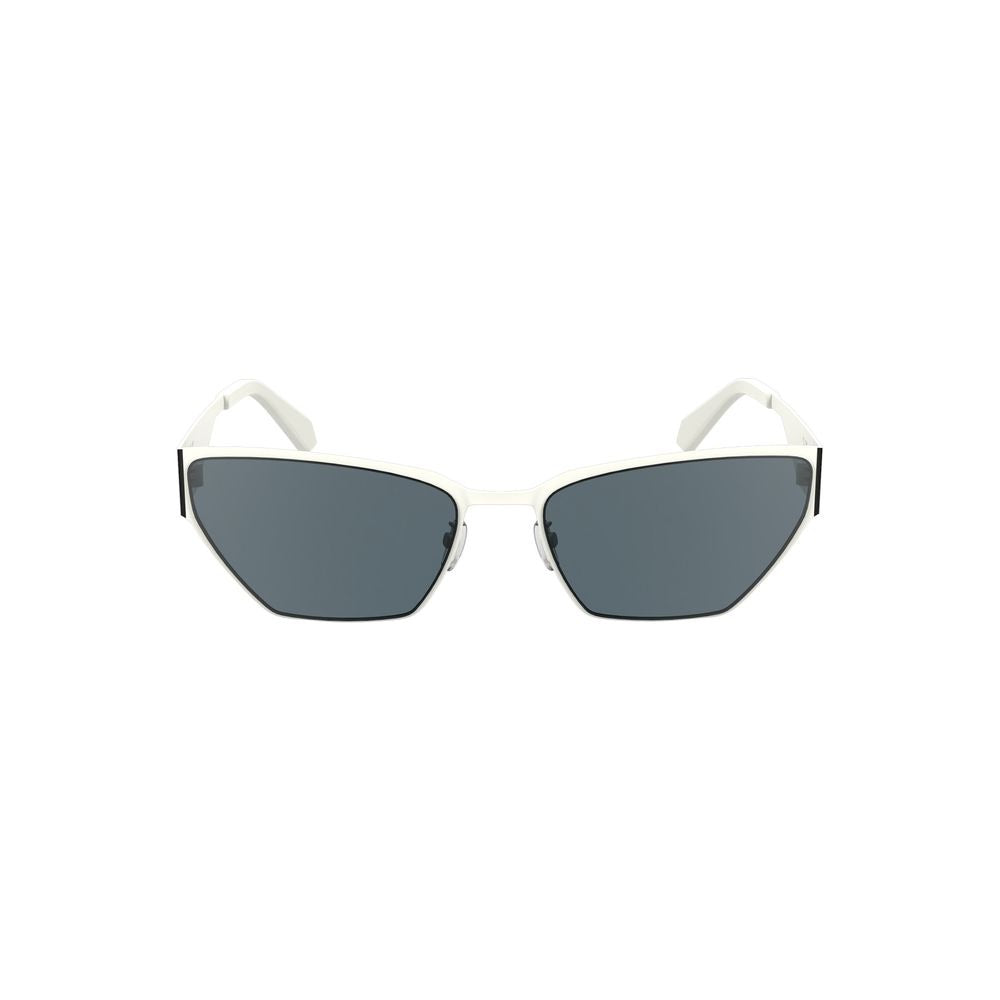 White Metal Women Sunglasses