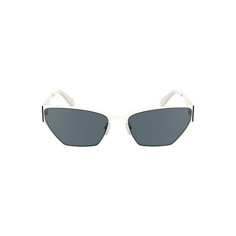 White Metal Women Sunglasses