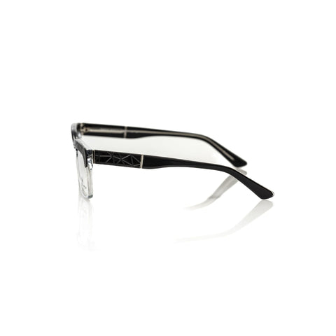 Frankie Morello FEMF8026UV_O892NEROSOPRAMOTIVO sunglasses with black frames and tinted lenses, stylish and modern design.