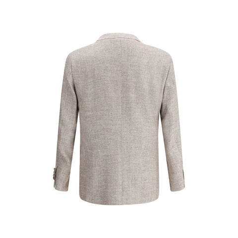 Light Brown Linen Blazer