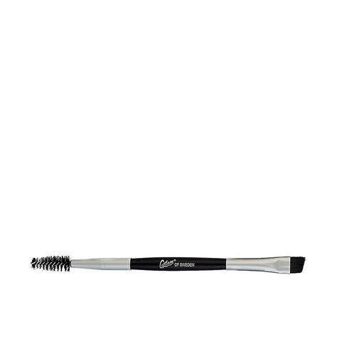 Jag Couture London - New York Glam of Sweden eyebrow brush double-sided with wooden handle and metal bristles for precise grooming