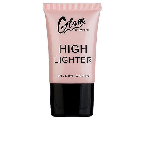 Jag Couture London Pink Highlighter by Glam Of Sweden, 20ml, featuring a sleek pink highlighter bottle with a shiny finish.