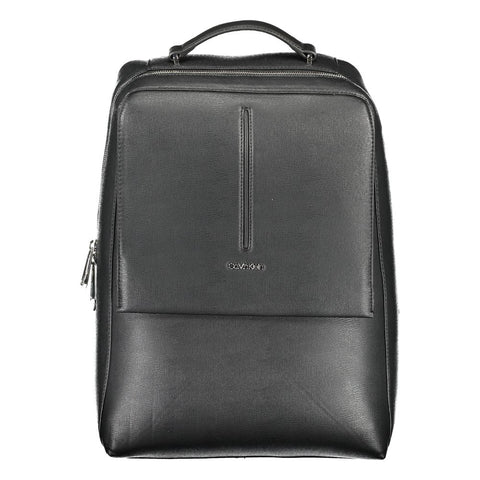 Nero Polyester Men Backpack