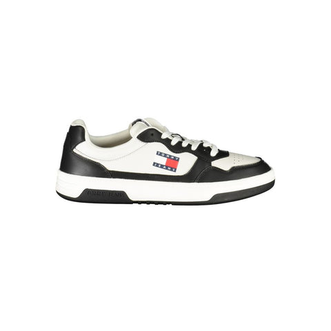 Black Polyurethane Men Sneaker