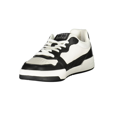 Black Polyurethane Men Sneaker