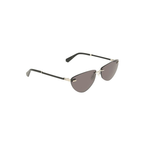Black Metal Women Sunglass