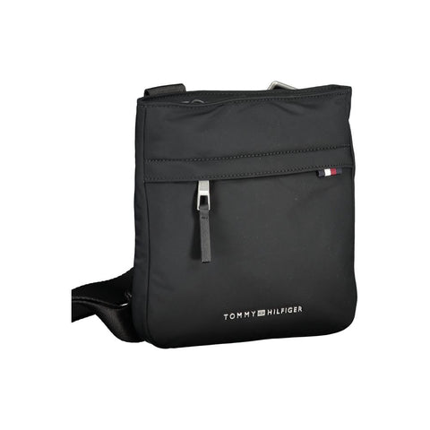Black Polyurethane Women Shoulder Bag