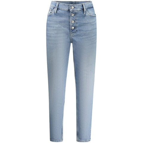 Azzurro Cotton Women's Jeans