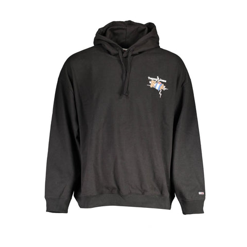 "Black Cotton Men's Sweatshirt"