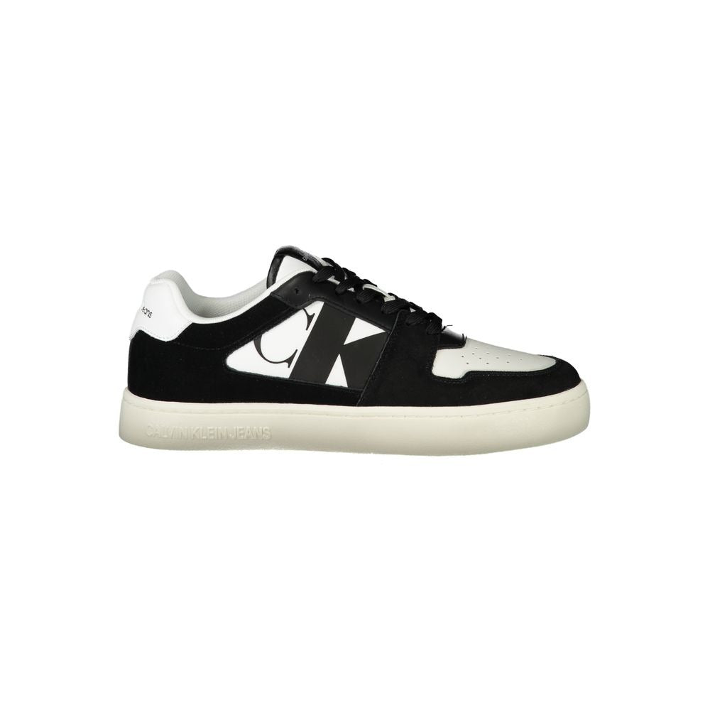 White Polyester Men's Sneaker