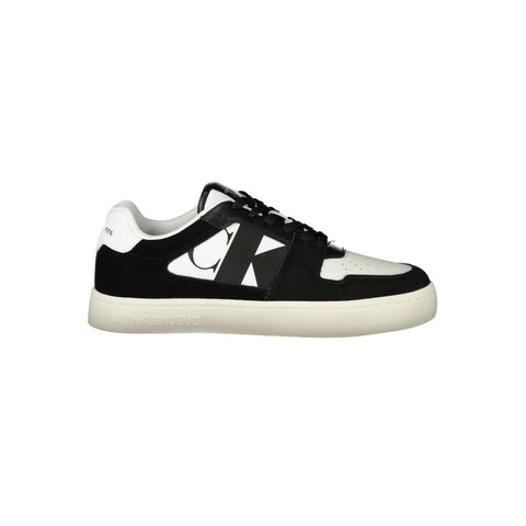 White Polyester Men's Sneaker