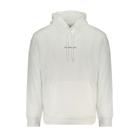 White Cotton Men's Sweatshirt