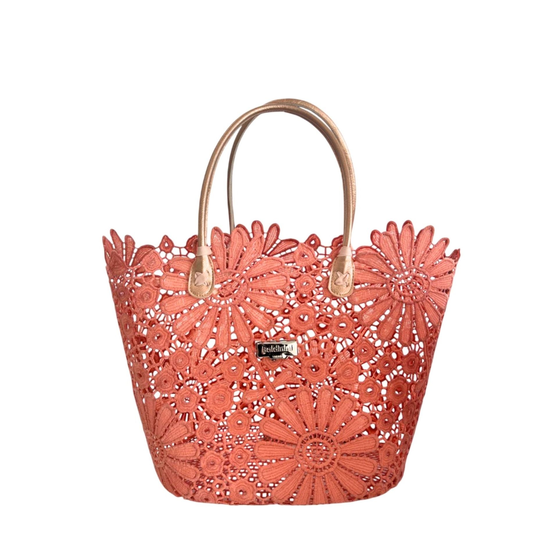 Pink Baldinini Trend L21BAS1 Siena leather handbag with silver hardware, stylish and compact accessory.