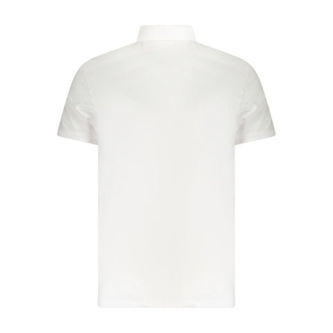 White Cotton Men Polo