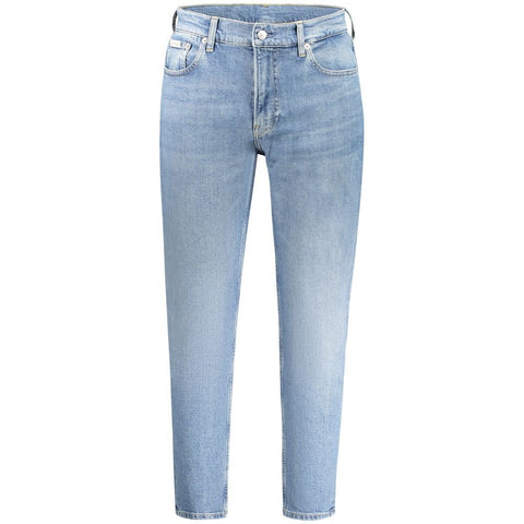 Blue Cotton Men's Jeans