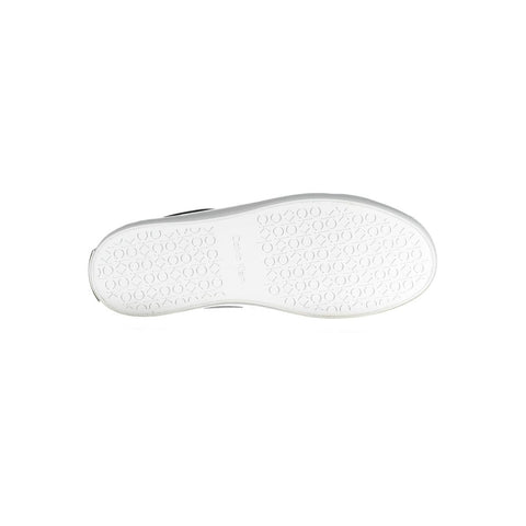 Black Leather Women Sneaker
