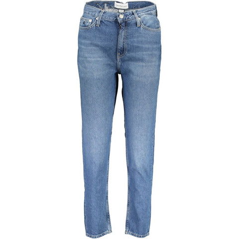 Blu Cotton Women Jeans