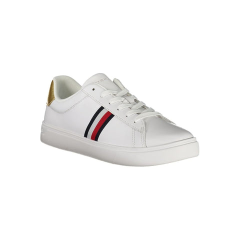 Bianco Polyurethane Women Sneaker