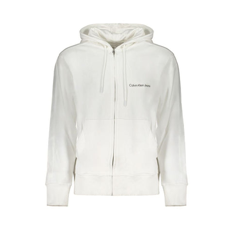 White Cotton Men's Sweatshirt