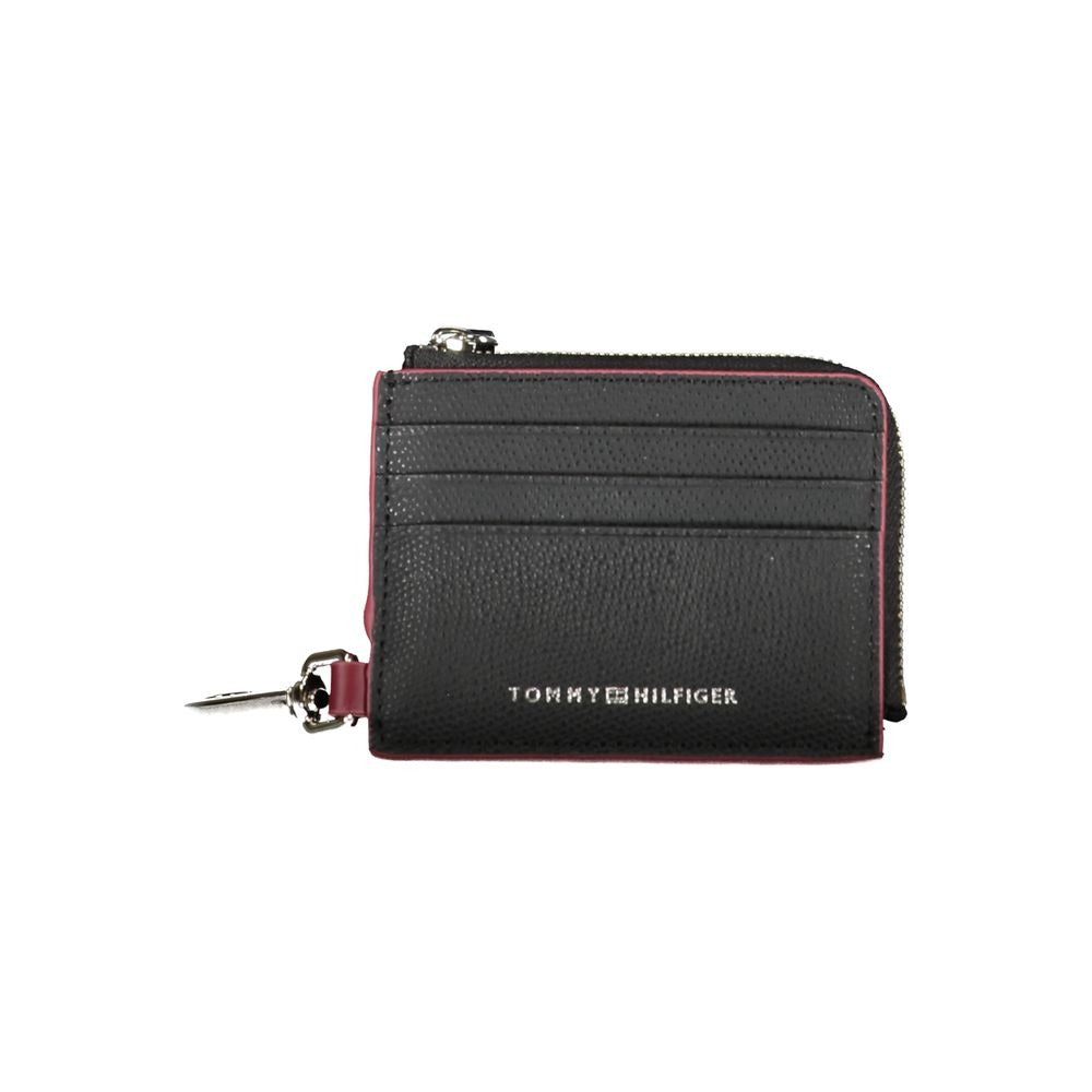 Black Leather Men Wallet Holder