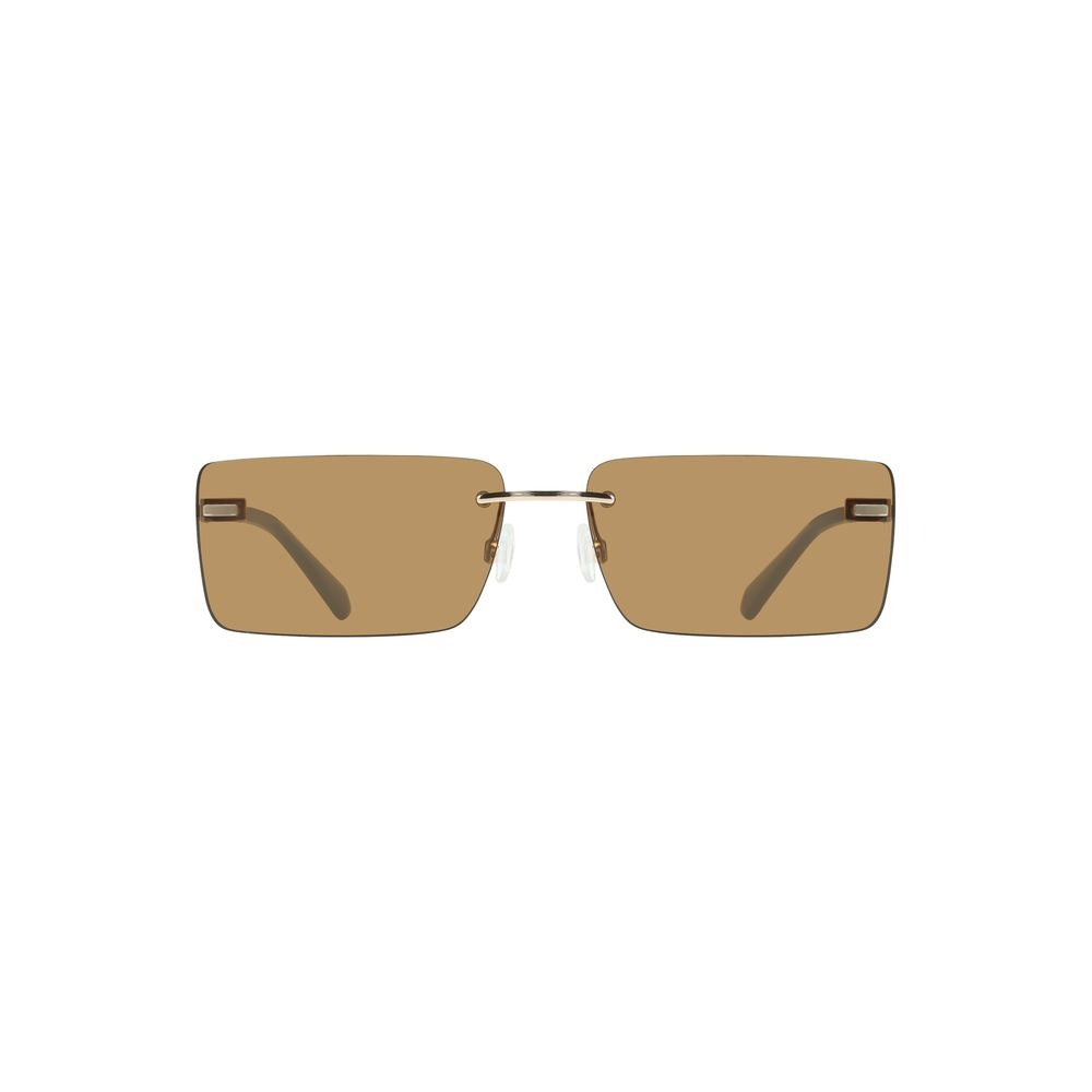 Beige Metal Women Sunglasses