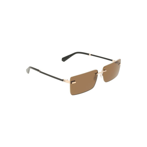 Beige Metal Women Sunglasses