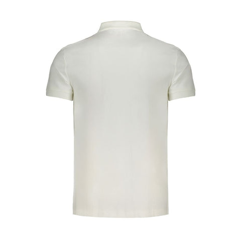 White Cotton Mens Polo Shirt