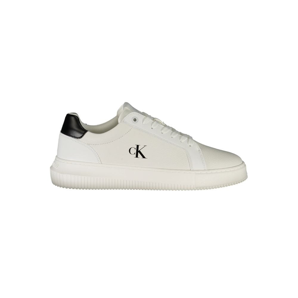 Bianco Polyurethane Men Sneaker