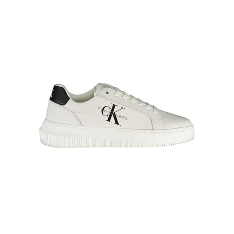 White Leather Women Sneaker