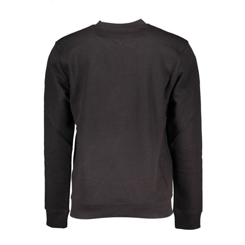 Black Cotton Men's Sweatshirt