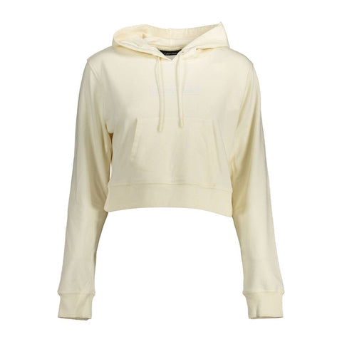 Bianco Cotton Women Sweatshirt