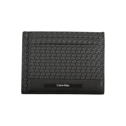 Black Polyester Men's Shoulder Bag