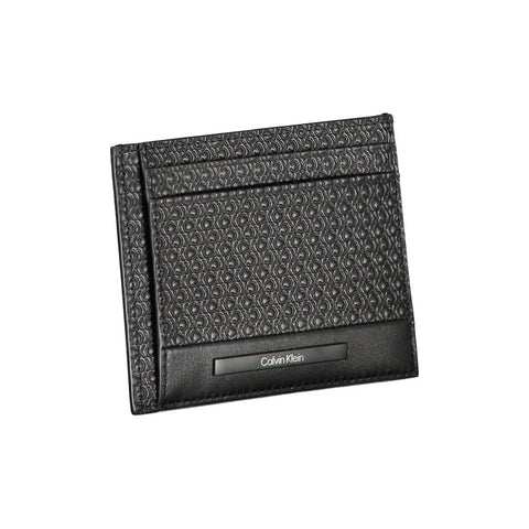 Black Polyester Men's Shoulder Bag