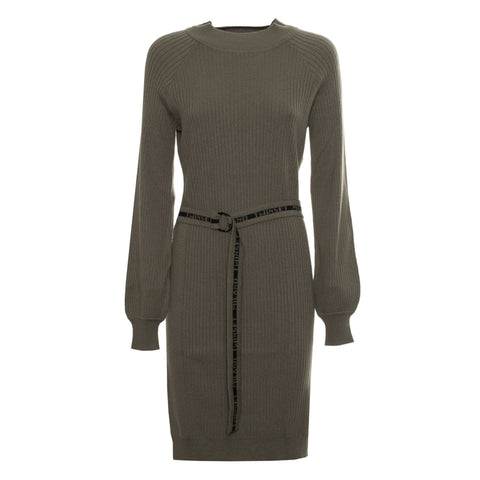 Jag Couture London-New York twinset with striped pattern, featuring a matching top and bottom in soft knit fabric.