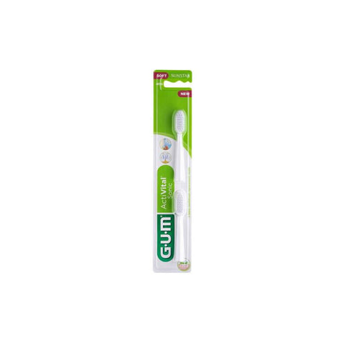 Jag Couture London Sonic Gum Activital Brush Head with blue and white bristles for effective gum and teeth cleaning.