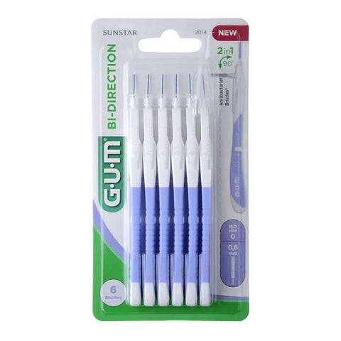 Set of six Jag Couture London Bi Direction XS 0.6mm dental gum tools with precise design and sleek appearance.