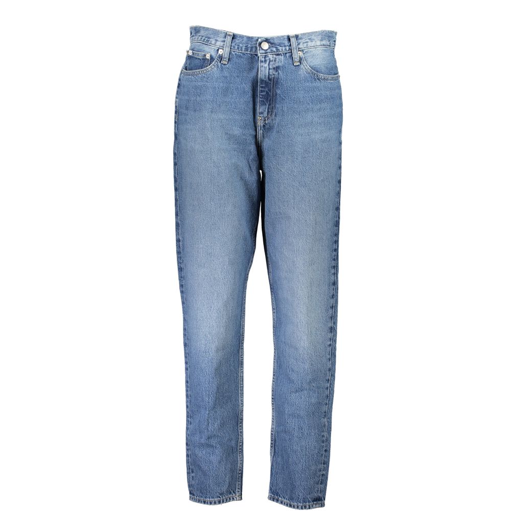 Blu Cotton Women Jeans